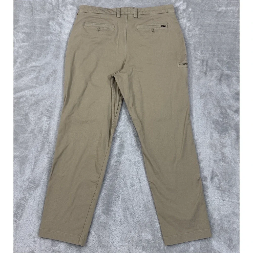 Duluth‎ Trading Pants Mens 38x32 Duluthflex Ballroom Roomy Utility Canvas Gusset